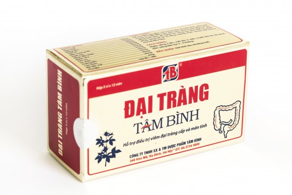 Средство для лечения дисбактериоза кишечника Dai Trang Tam Binh, 60 таблеток из Вьетнама