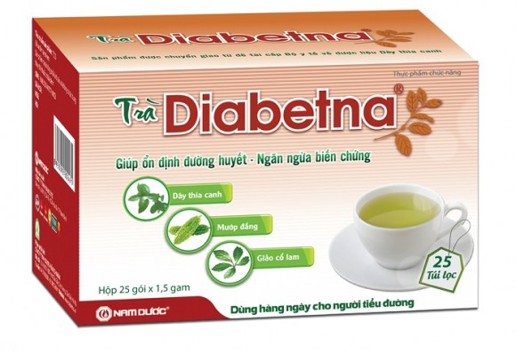 Чай для диабетиков Diabetna, 25 пакетиков из Вьетнама