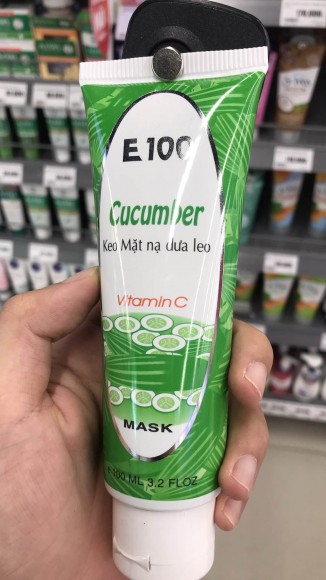 Пилинг - маска с экстрактом огурца E100 Gentle Peel Off Mask With Cucumber Extract из Вьетнама