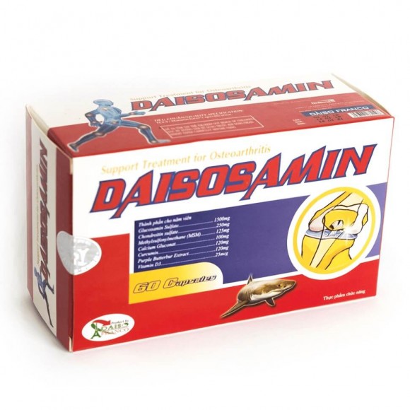 Препарат для восстановление суставов Daisosamin 1500 мг, 60 капсул из Вьетнама